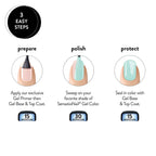 SensatioNail Gel Nail Polish Green, Rest and Relaxation, 0.25 fl oz EasyOptionXY LLC