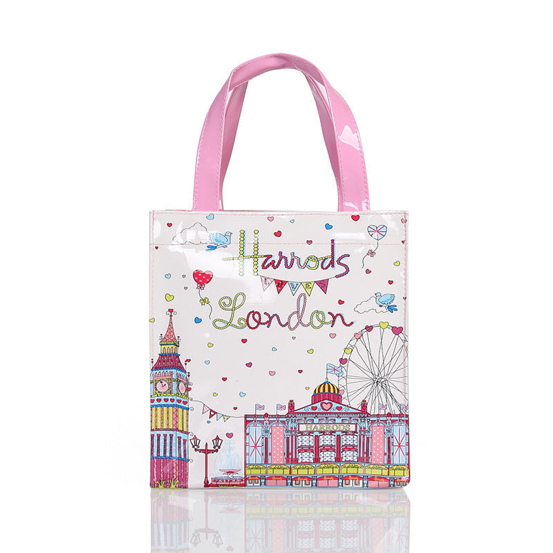 Letter printed handbag Pi-Mart