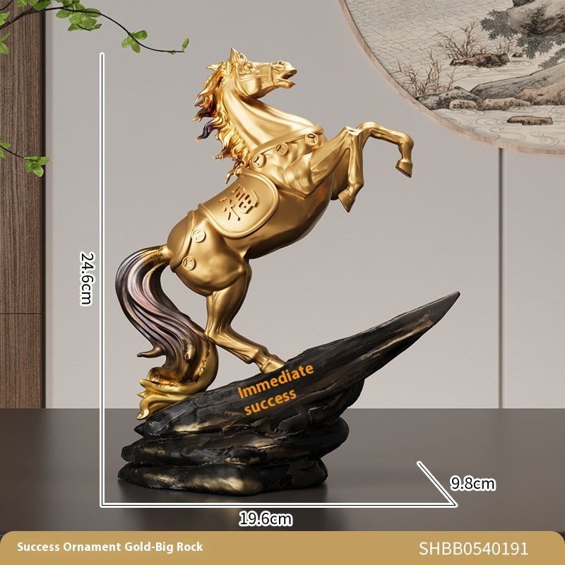 Horse Head Decoration Light Luxury High-end Crystal Crafts Wine Cabinet Decorations Lootquake LLC