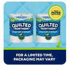 Quilted Northern Ultra Soft & Strong Toilet Paper, 18 Mega Rolls, Recyclable Paper Packaging