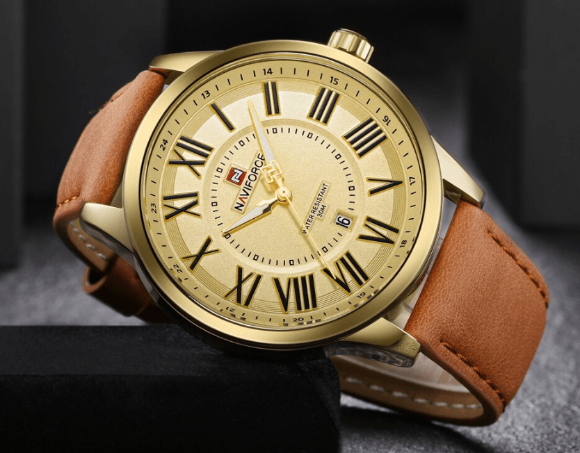 Universal Waterproof Watch With Details Of Great Design  Numbers And Date Display Perfect Gift - SJB-DIAMOND ELITES