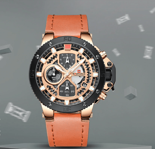 Men's Casual Waterproof Watch With Chronometers And Fluorescent Hands Excellent Design Perfect Gift - SJB-DIAMOND ELITES