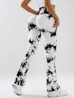 High-Waist Tummy Control Flare Yoga leggings For Women - SJB-DIAMOND ELITES