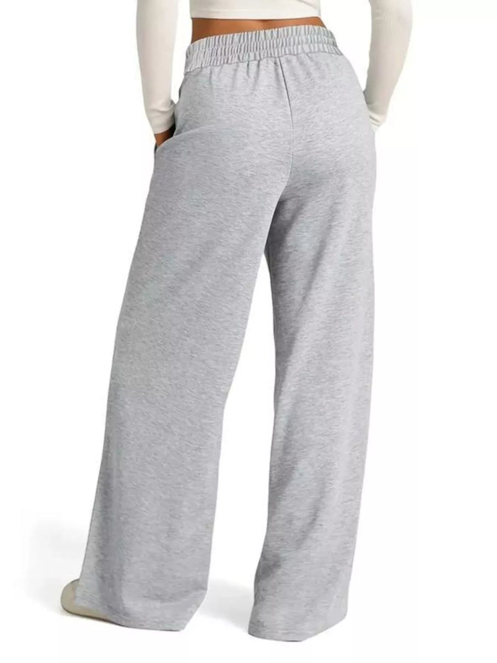 Drawstring Wide Leg Pants THRIXINE
