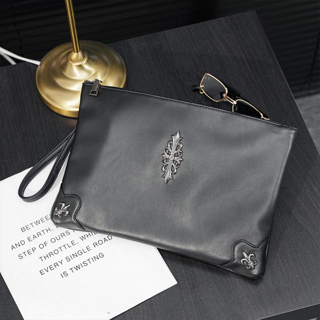 Men's stylish fashion evening clutch bags rivet messenger bags iPad wrist bags, wristlet purses,