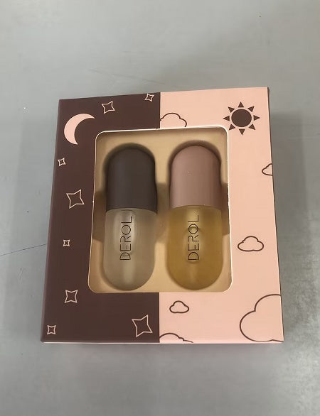 Day Night Instant Volume Lip Plumper Oil Clear Lasting Nourishing Repairing Reduce Lip Fine Line Care Lip Beauty Cosmetic Lootquake LLC