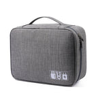 Data cable storage bag, large-capacity grid charger storage bag, mobile hard disk, earphone bag, travel portable waterproof digital bag. - SJB-DIAMOND ELITES