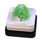 Tree House Paper Carving Notepad Creative Weekly Calendar Earth Calendar