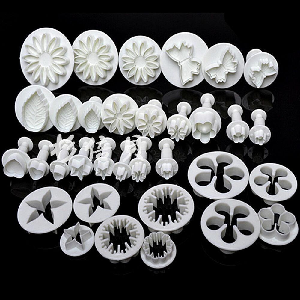 33pcs Fondant Cutter Cake Tools Cookie Mold Biscuit Mould Craft 3D Bakeware Sets New Baking Mold Pastry Fondant Cake Decorating Sugarcraft Cookie Cutter Tools Mold Durable Cake Mould For Cookies Stevvex