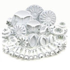 33pcs Fondant Cutter Cake Tools Cookie Mold Biscuit Mould Craft 3D Bakeware Sets New Baking Mold Pastry Fondant Cake Decorating Sugarcraft Cookie Cutter Tools Mold Durable Cake Mould For Cookies Stevvex