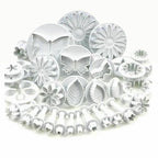 33pcs Fondant Cutter Cake Tools Cookie Mold Biscuit Mould Craft 3D Bakeware Sets New Baking Mold Pastry Fondant Cake Decorating Sugarcraft Cookie Cutter Tools Mold Durable Cake Mould For Cookies Stevvex