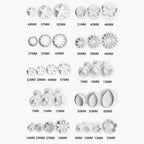 33pcs Fondant Cutter Cake Tools Cookie Mold Biscuit Mould Craft 3D Bakeware Sets New Baking Mold Pastry Fondant Cake Decorating Sugarcraft Cookie Cutter Tools Mold Durable Cake Mould For Cookies Stevvex