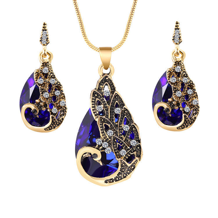 Pendant necklace earring set Pi-Mart