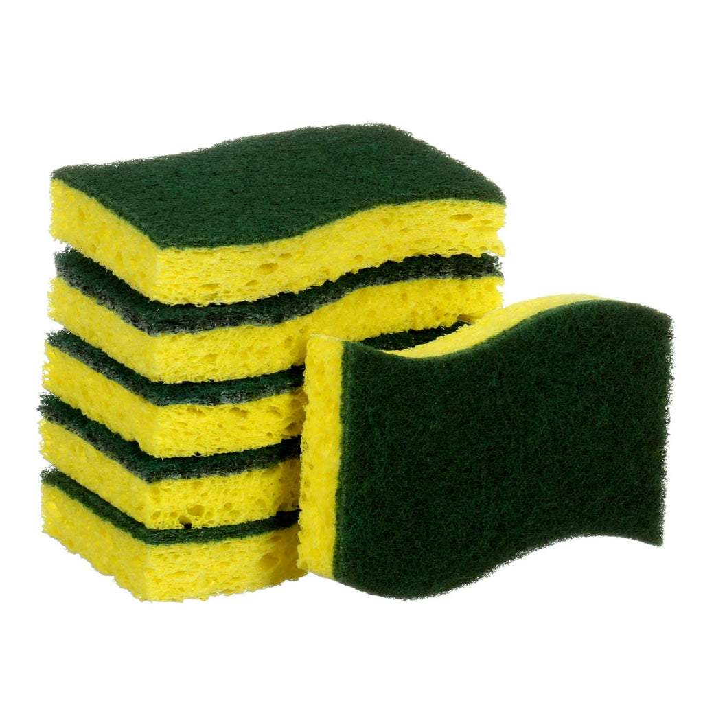 Scotch-Brite Heavy Duty Scrub Sponges, 6 Scrubbing Sponges EasyOptionXY LLC