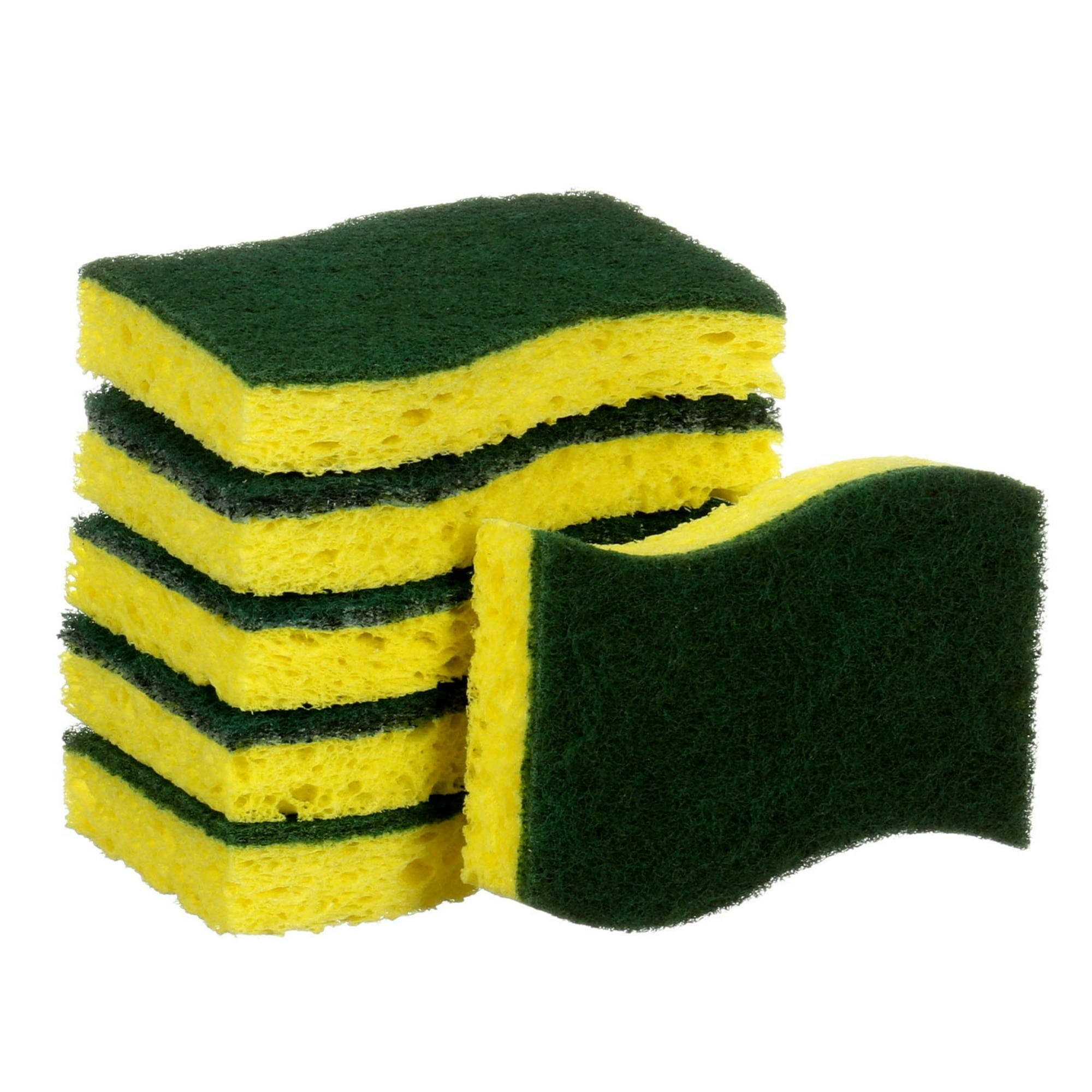 Scotch-Brite Heavy Duty Scrub Sponges, 6 Scrubbing Sponges EasyOptionXY LLC
