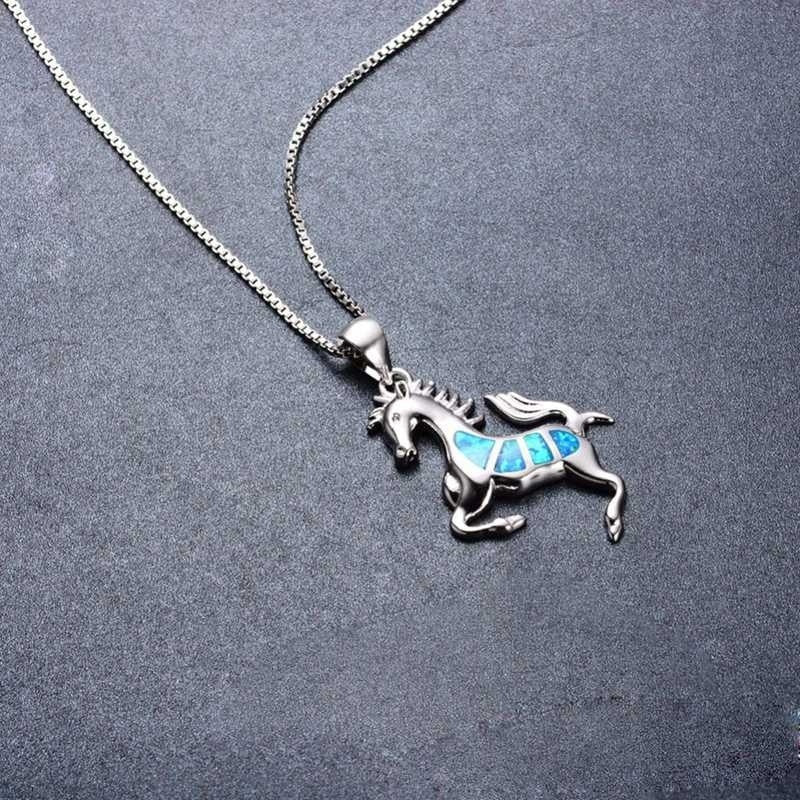 Diamond horse necklace Lootquake LLC