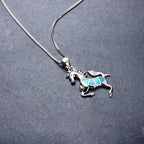 Diamond horse necklace Lootquake LLC
