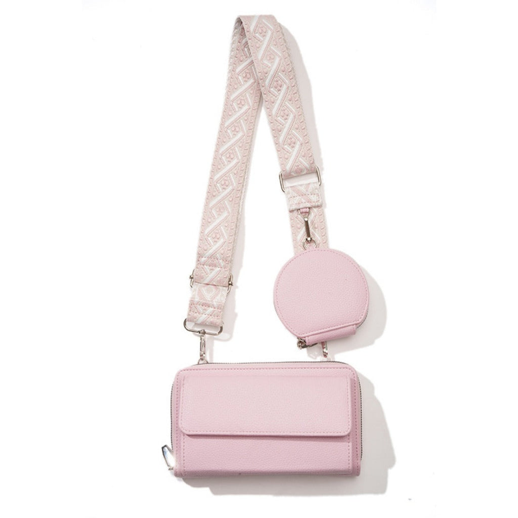 Small crossbody bag for women, 2 in 1 mobile phone satchel design, shoulder crossbody bag, multifunctional wide strap - SJB-DIAMOND ELITES