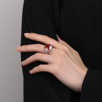 Original S925 Sterling Silver Ring 125 Carat High Carbon Diamond Padma