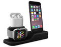 Mobile Phone Watch Headset Three-in-one Charging Stand Base Silicone Iwatch Charging Stand Pi-Mart