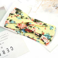 Sweat-absorbent And Anti-perspirant Bundled Headband With Wide-brimmed Print Headband Pi-Mart