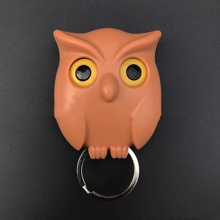 Night Owl Magnetic Wall Key Holder Wall Magnets Keep Keychains Hooks Pi-Mart