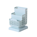 Rattan Woven Hollow Pen Storage Box Pen Barrel Makeup Brush Holder