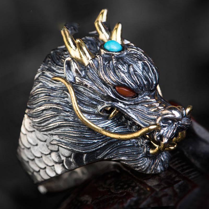 Handmade dragon ring Pi-Mart