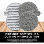 Shark Steam & Scrub Dirt Grip Washable Pads Compatible with S7000 Shark EasyOptionXY LLC