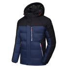 Men's sports padded hooded warm cotton jacket