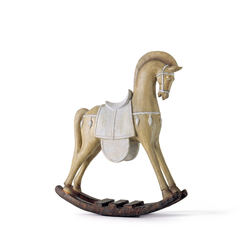 Nordic Texture Resin Crafts Horse Ornaments Lootquake LLC