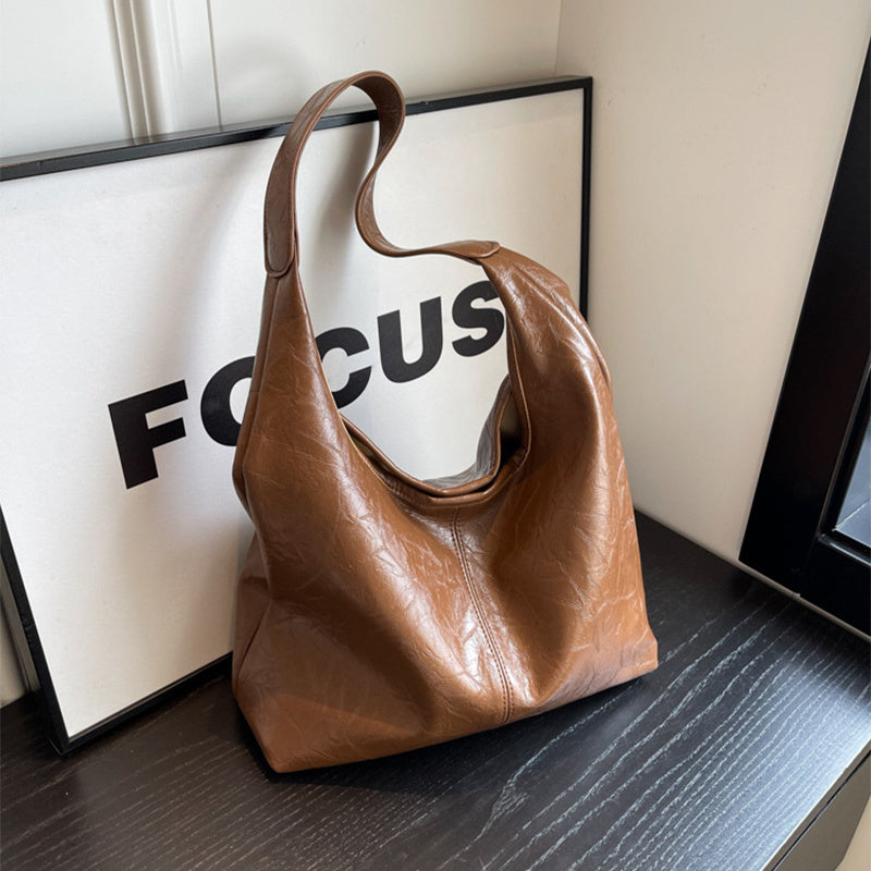 2pcs Composite Bag Fashion Shoulder Bag With Clutch Bag Casual Commuting Large Capacity Hobo Tote Bags Women Pi-Mart