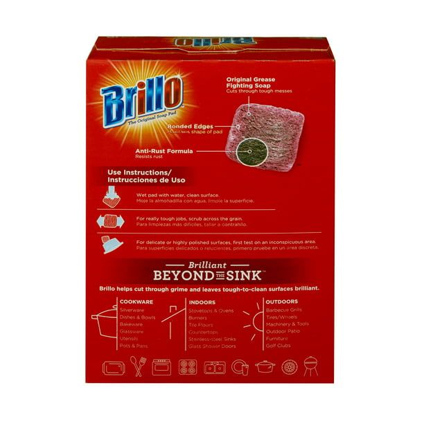 Brillo Steel Wool Soap Pads, 10 Count