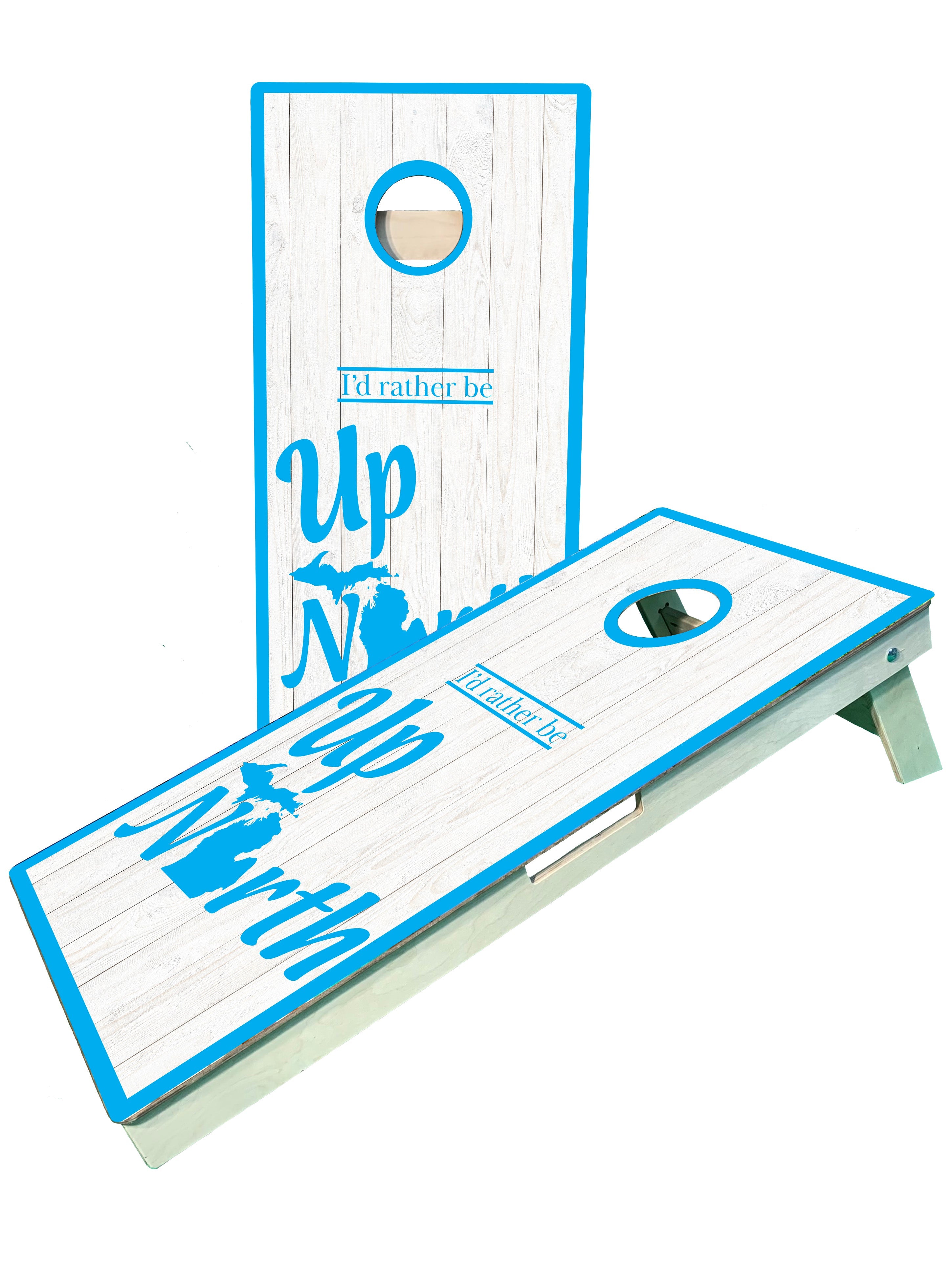 Up North Cottage MI Cornhole Boards - SJB-DIAMOND ELITES