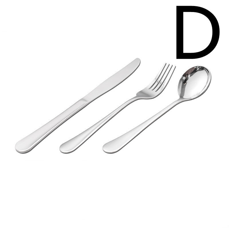 Thickened Stainless Steel Steak Knife And Fork Set Pi-Mart