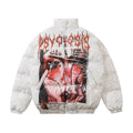 West Coast European and American street characters padded jacket