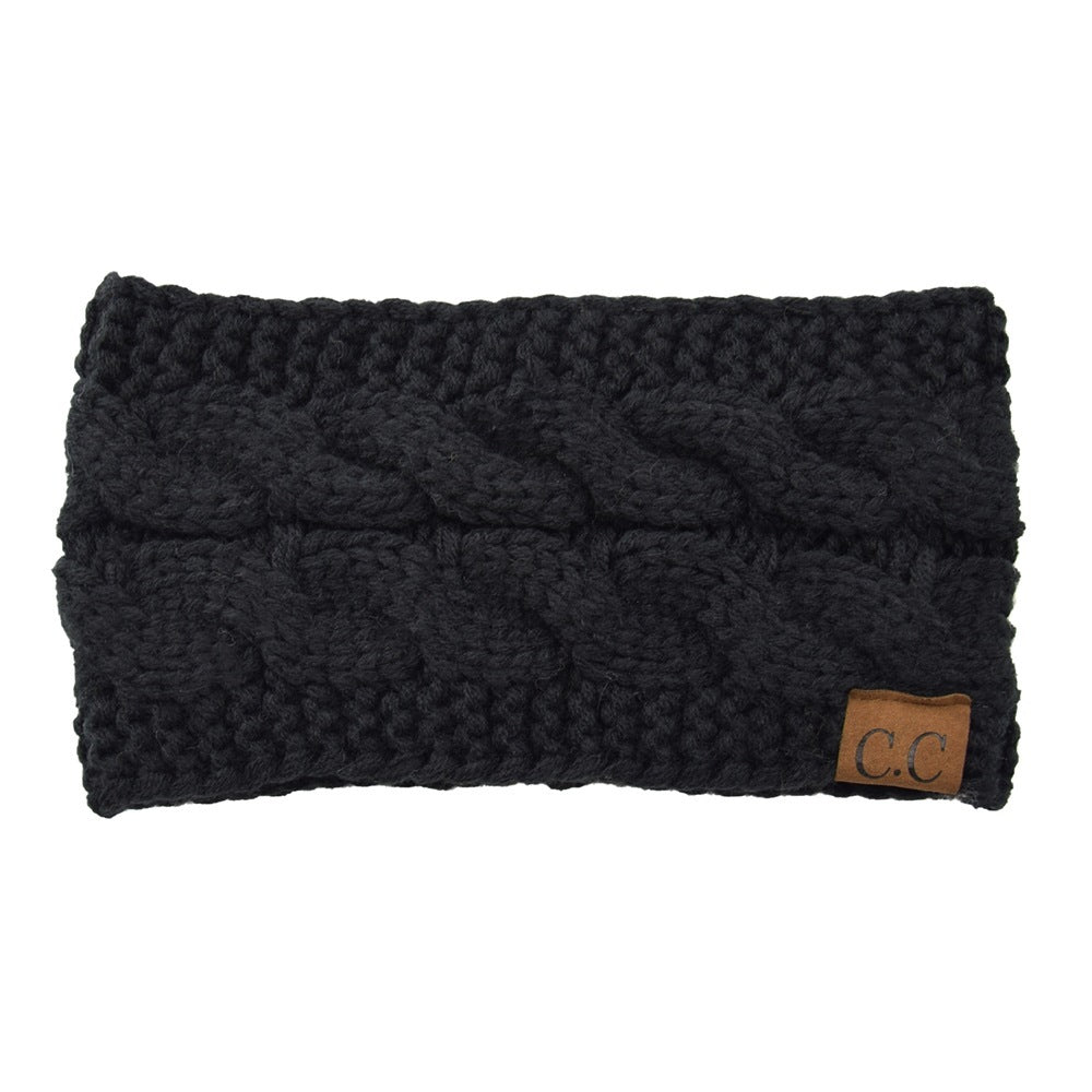 European And American Knitted Hairband Wool Variegated Pi-Mart