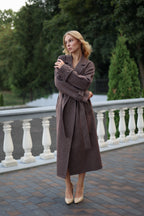 Classic Alpaca Wool Blend Coat - SJB-DIAMOND ELITES