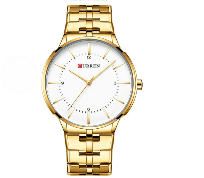 Men's  Waterproof Watch With Shining Bracelet In Five Modern Designs Perfect Gift For Your Loved One Stevvex