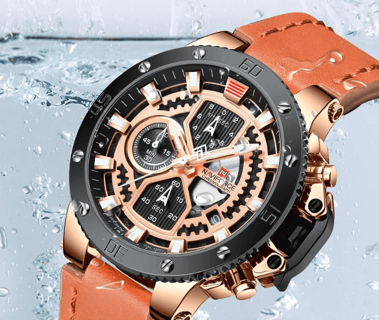 Men's Casual Waterproof Watch With Chronometers And Fluorescent Hands Excellent Design Perfect Gift - SJB-DIAMOND ELITES