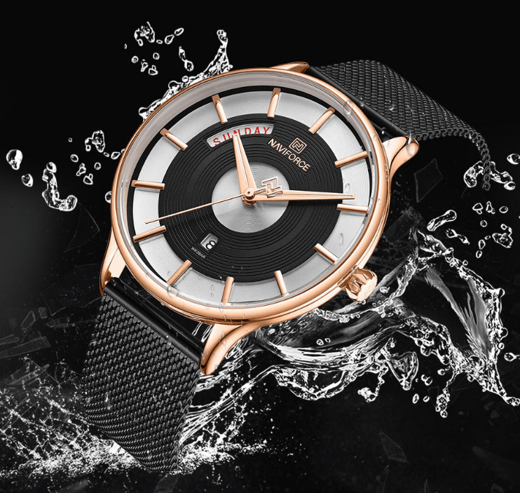 Universal Waterproof Modern Luxury Watch Stainless Steel Hardlex Glass Excellent Design Perfect Gift For Him - SJB-DIAMOND ELITES
