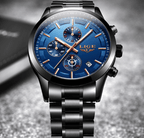 Men's Waterproof  Watch With Chronometers And Date Display Unique Design Perfect Gift Stevvex