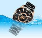 Men's  Modern Sports Waterproof Watch Luxury Unique Design  Fluorescent Hands Perfect Gift Stevvex