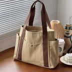 Commuter's All-matching Artistic One-shoulder Canvas Bag Pi-Mart