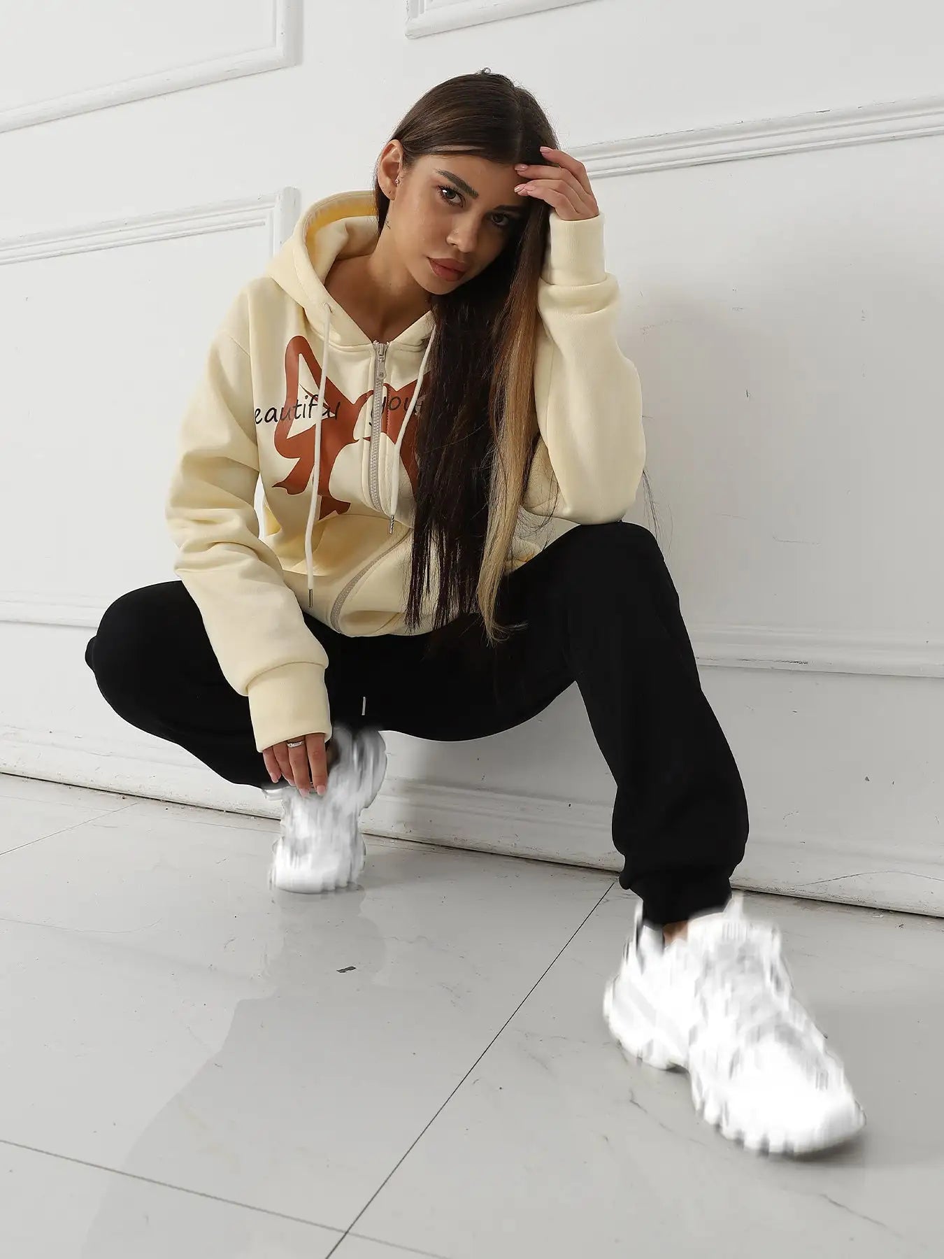 Women's Long Sleeved Sweatshirt - SJB-DIAMOND ELITES