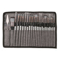 Silver-grey Rod Pen Curtain Oil Paint Brush Gouache Watercolor Paint Brush Pi-Mart