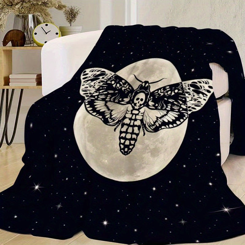1pc Halloween Theme Blanket, Multi-purpose Gift Blanket, High-definition Printing Super Soft Flannel Blanket, Air Conditioning Blanket, Lunch Break Blanket Lootquake LLC