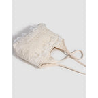 Summer woven bag casual vacation large capacity shoulder bag lace mesh underarm bag beach bag summer purse hobo - SJB-DIAMOND ELITES