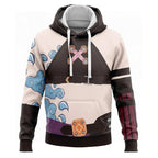 Men's And Women's Fashion Digital Print Hooded Sweatshirt Pi-Mart