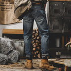 American Retro Autumn Jeans Men Lootquake LLC